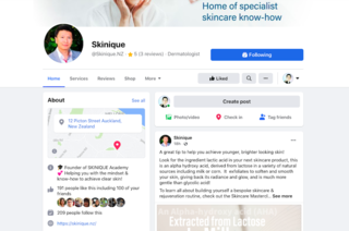 FaceBook線上皮膚小知識