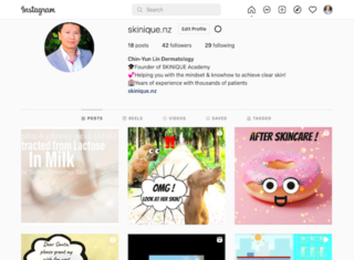 Instagram 線上皮膚小知識